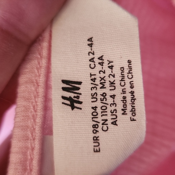 H&M Powder Pink Ballet Toole Textured Keyhole Back Short Sleeve Fairycore Dress - Picture 7 of 7